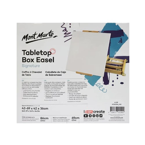 MONT MARTE BIG DESK EASEL BEECH with Box1